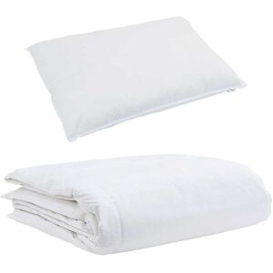 Duvet Set with Pillow 2 pcs White 135 x 200 cm Down Vidaxl Duvet Set with Pillow 2 pcs White 135 x 200 cm Down Vidaxl