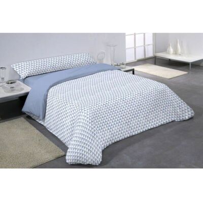 Hosteline DAREL Blue Double Duvet Cover Set - 3 Pieces Hosteline DAREL Blue Double Duvet Cover Set - 3 Pieces