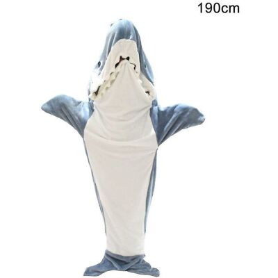 SNQ Adult Shark Hooded Blanket - Shark Onesie - Super Soft and Cozy Flannel Hoodie with Shark Pattern SNQ Adult Shark Hooded Blanket - Shark Onesie - Super Soft and Cozy Flannel Hoodie with Shark Pattern
