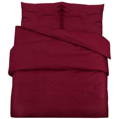 vidaXL Bedding Set Burgundy Red - Bedding Set vidaXL Bedding Set Burgundy Red - Bedding Set