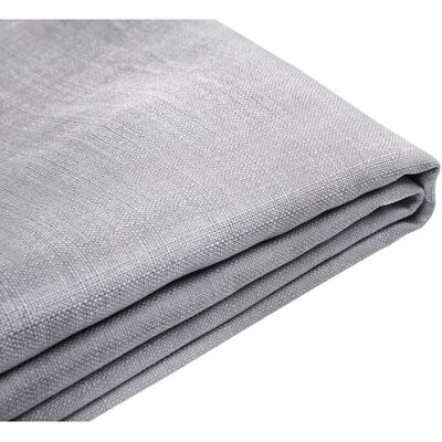 Beliani Bed Frame Cover Light Grey FITOU - Bed Frame Cover Beliani Bed Frame Cover Light Grey FITOU - Bed Frame Cover