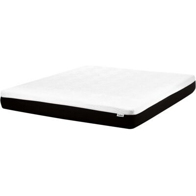 Beliani Latex Foam Mattress White Black EU Super King Size - Mattress Beliani Latex Foam Mattress White Black EU Super King Size - Mattress