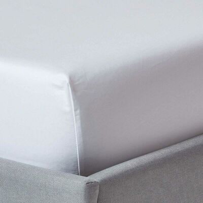 Homescapes - White Egyptian Cotton Fitted Sheet 1000 Thread Count, Small Double - White Homescapes - White Egyptian Cotton Fitted Sheet 1000 Thread Count, Small Double - White