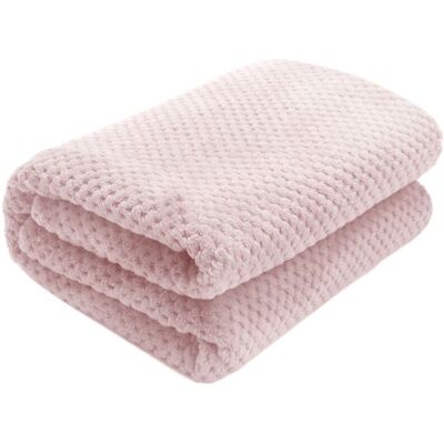 TUTUMI - Diamond - Dusty Pink - 200x220 cm - Plush Blanket TUTUMI - Diamond - Dusty Pink - 200x220 cm - Plush Blanket