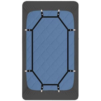 Linghhang - Sheet Holder Straps - Heavy Duty Gripper Clips - Reinforced Parachute Cord - 360 Degree Bed Sheet Tightener - Strongest & Effective Bed Linghhang - Sheet Holder Straps - Heavy Duty Gripper Clips - Reinforced Parachute Cord - 360 Degree Bed Sheet Tightener - Strongest & Effective Bed