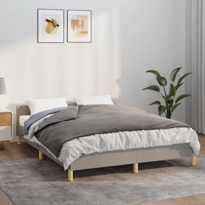 vidaXL Weighted blanket with cover gray 150x200 cm 11 kg fabric vidaXL Weighted blanket with cover gray 150x200 cm 11 kg fabric