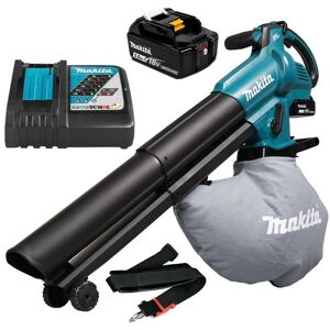 DUB187Z 18V lxt Brushless Cordless Garden Leaf Blower Vacuum t Nozzle 5AH - Makita