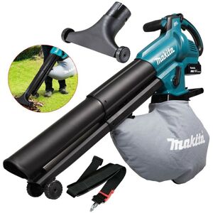 DUB187Z 18V lxt Brushless Cordless Leaf Blower Vacuum + Bag + t Nozzle + - Makita