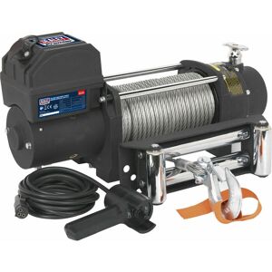 LOOPS 12V Self-Recovery Winch - 4300kg Line Pull - 1.96kW dc Wound Motor - IP67 Rated