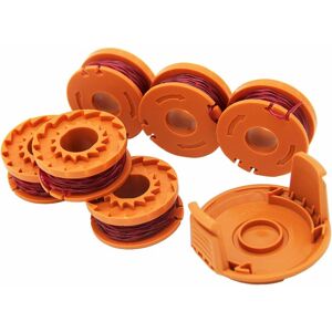 Worx WA0010 Trimmer Spare Parts & 1 Pcs Trimmer Spool Cap, Compatible with WA0010,6+2 Groofoo