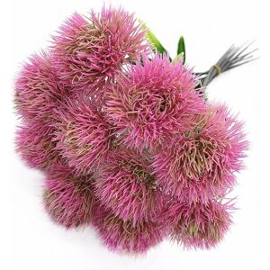 Hoopzi - Artificial Dandelion Flowers, Plastic Plants Shrubs Bushes Fake Grass Wedding Indoor Outdoor Home Garden Verandah Centerpieces Arrangements