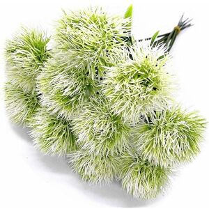 HOOPZI Artificial Dandelion Flowers, Plastic Plants Shrubs Bushes Fake Grass Wedding Indoor Outdoor Home Garden Verandah Centerpieces Arrangements Party