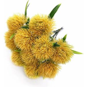 Hoopzi - Artificial Dandelion Flowers, Plastic Plants Shrubs Bushes Fake Grass Wedding Indoor Outdoor Home Garden Verandah Centerpieces Arrangements