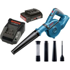 GBL18V-120 18v Cordless Blower + 4 Nozzles - 2.0ah Battery + Charger - Bosch