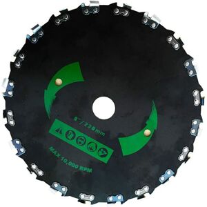 Aougo - Nikou 20 Teeth 9 Inch Brush Cutter Saw Blade Cutting Head Max Speed 10000 rpm Lawn Mower Accessories