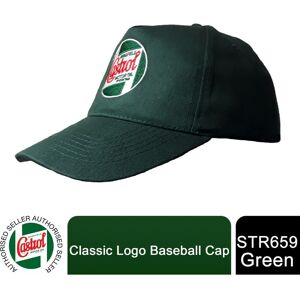 Castrol Classic - Baseball Cap with Embroidered Logo & Adjustable Strap, Green