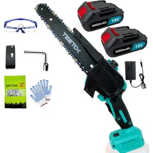 TEETOK Cordless Chainsaw，Battery Chainsaw, 8