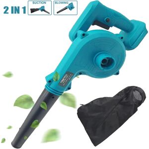 Teetok - Cordless leaf blowers and vacuums,Garden Air Blowers 2In1 for Snow/Patio/Garden/Garage Cleaning (Body Only ,Compatible with MaKita 18V