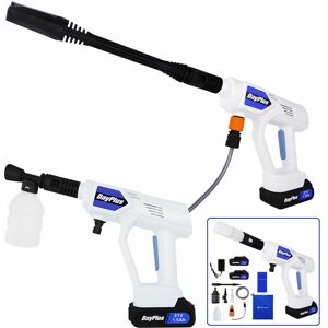 Day Plus - Cordless Wireless Power Pressure Washer Jet Wash Car Patio Cleaner + Accessory+2X Batteries