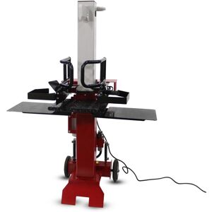 CRL8TV Vertical 8 Tonne Log Splitter For Firewood Kindling - Red - Crytec