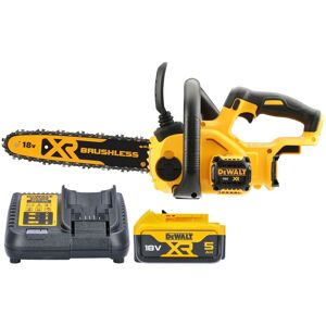 DCM565 18V xr Li-ion 30cm Brushless Compact Chainsaw With 1 x 5.0Ah Battery & Charger - Dewalt