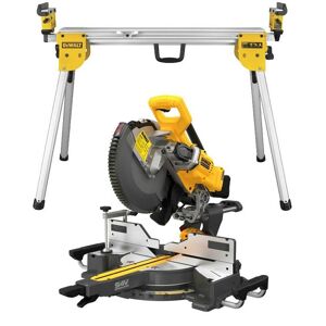 DCS781N xr FlexVolt Cordless Mitre Saw 305mm 54V Brushless Bare & DE7033 - Dewalt