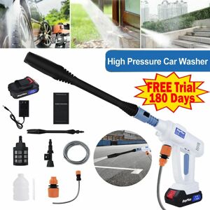 Briefness - Battery Portable Cordless Car High Pressure Washer Jet Water Wash Cleaner Gun