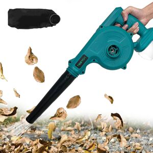 TEETOK Electric leaf blowers and vacuums, 2-in-1 Cordless Garden Leaf Blower and Vacuum Cleaner，for Lawn Leaf Blowing, Snow，Car, Corner Dust Clearing（No