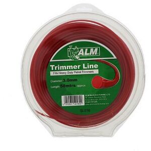 Alm Manufacturing - Universal 3.0mm Red Round Grass Trimmer Cutting Line 55m