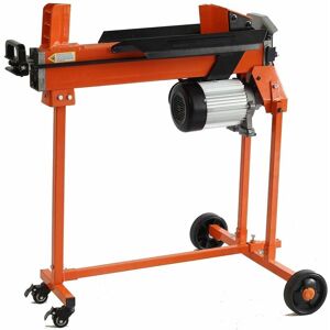 FM10TW-TC 5 Ton Duocut Electric Log Splitter with Work Bench, Guard & Trolley - Forest Master