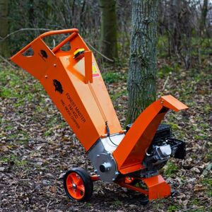 FM14DDES Professional 14HP Petrol Wood Chipper & Garden Shredder - Forest Master