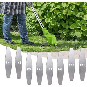 AOUGO Grass Trimmer Replacement Blade, 24V Cordless Grass Trimmer with Battery Metal Blade, Electric Brushcutter Accessories, for Cordless Grass Trimmer