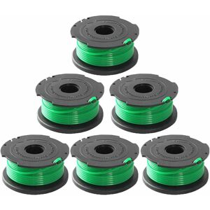 LANGRAY Replacement Auto Feed Spool Line for SF-080 20ft 0.080 inch Edger Fits for Black and Decker GH3000 LST540 LST540B GH3000R SF-080-BKP Edger (6-Pack)