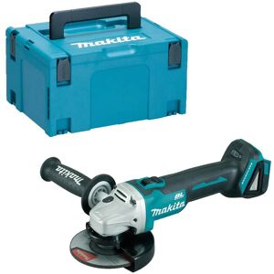 DGA504ZJ Cordless 18V Brushless Slide Switch 125MM Angle Grinder With makpac Type 3 - Makita