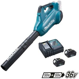 Makita - DUB362 Twin lxt 18v 36v Li-Ion Brushless Leaf Blower 2 x 3.0ah +Charger