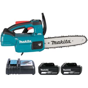 DUC254 18V lxt Li-ion Brushless Chainsaw 25cm With 2 x 3.0Ah Batteries & Charger - Makita