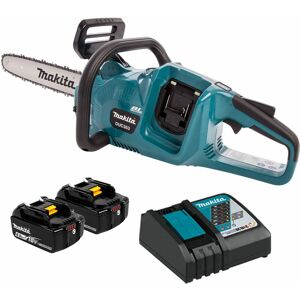 DUC353Z 36V Brushless Chainsaw with 2 x 6.0Ah Battery & Charger - Makita
