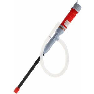 Alwaysh - Red Electric Transfer Siphon Pump Battery Liquid Water Battery Operated Pump Siphon Hose Petrol Gas Fuel Hand Pump Suction