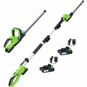 BERKFIELD HOME Royalton 2 Piece Cordless Garden Power Tool Set with Chargers&Batteries