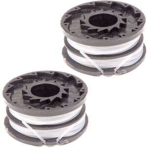 Spares2go - Twin Line Spool compatible with Spear & Jackson S3525ET Strimmer Trimmer (Pack of 2)