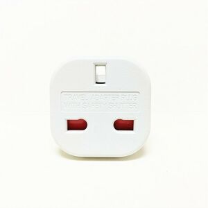 Denuotop - Travel Adapter - British 3 Pin White-British Standard Plug to us Standard Plug