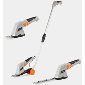 Vonhaus - 2 in 1 Grass and Hedge Trimmer Cordless 7.2V – Electric Garden Cutter with Battery, Charger, Interchangeable Blades, Easy Tool Change