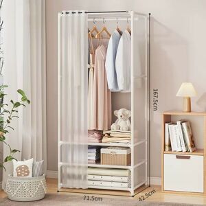 Denuotop - Wardrobe kit-Storage wardrobe kit 167x71x42 cm in white