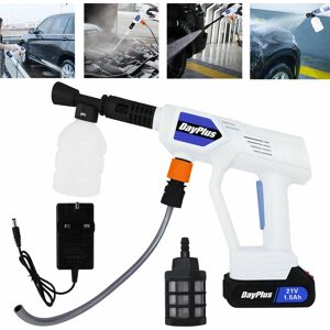 Day Plus - Wireless High Pressure Car Washer Gun Electirc Washing Machine & Battery Charger