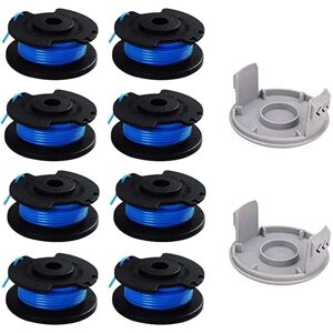 TINOR 10 Packs 0.065 inch String Trimmer Replacement Spool Line for Ryobi 18v 24v 40v, Compatible with Ryobi One+ AC14RL3A, 11ft Cordless String Trimmer, 8