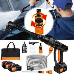 DAYPLUS 2 Battery Cordless Car High Pressure Washer Jet Water Wash Cleaner Gun Tool 2024