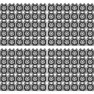 Tlily - 30PCS Carburetor Parts Chainsaw Carburetor Membrane Pads For zama Chainsaw Carburetor 2500/3800/4500/5200/5800 Accessories X4 I190674