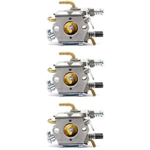 Tlily - 3X Carburetor for MP16 MP16-7 52Cc Chainsaw Carb 2 Stroke Engine 4500 5200 5800 Chainsaw Lawn Mower Garden Tools Tube