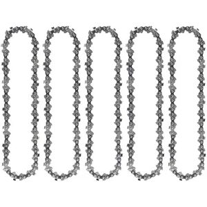 Tlily - 5 pack) 6 Inch Mini Chainsaw Chain Replacement for Cordless Electric Portable All 6 Inch Mini Chainsaw Guide Saw Chain
