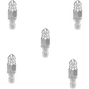 Tlily - 5X 1/4 Inch 5000 psi Sewer Nozzle Jetter Drain Hose for Pressure Washer Connector